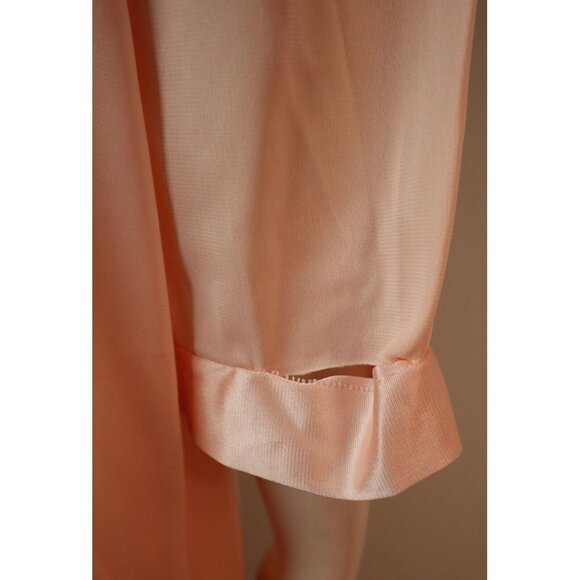 VINTAGE WOMEN'S LIGHT PINK NIGHT GOWN SHIRT - VANITY FAIR - SIZE S - ONE POCKET - Picture 7 of 9